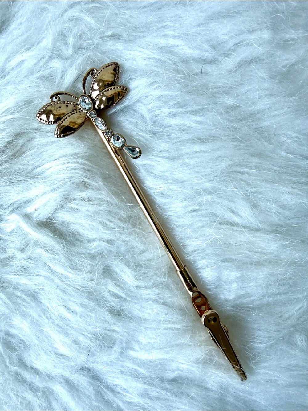 Jewelry Buddy Bracelet Helper Jewelry Holder/Stand- Dragonfly With Crystals